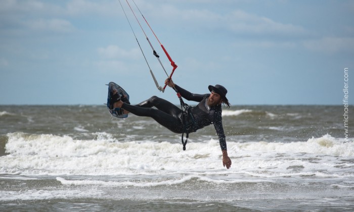 unbekannter Kiter / Sankt-Peter-Ording
